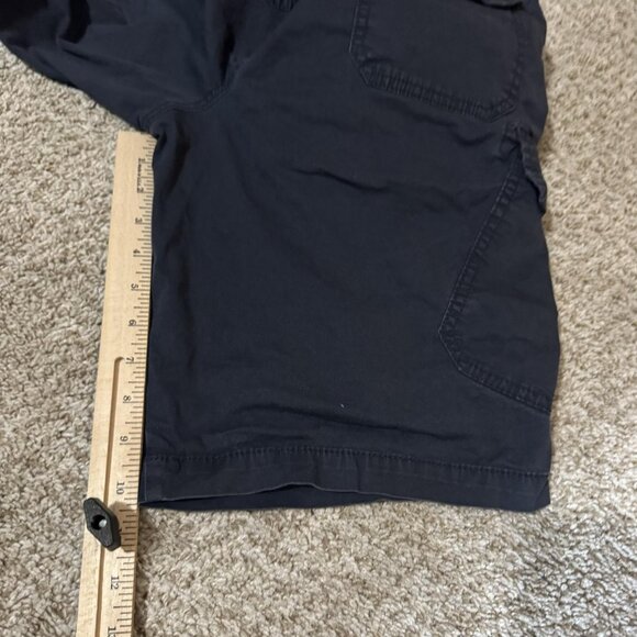 Unionbay Cargo Shorts Mens 32 Dark Navy Blue Stretch Utility Pockets Casual - Picture 7 of 8